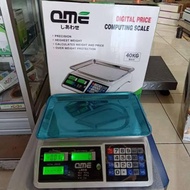 Ome Qm-5140 Timbangan Buah Digital 40Kg Fitur Lengkap BERGARANSI RESMI