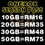 ONEXOX / XOX SEASON PASS DATA / MINUTES