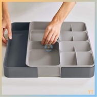 Kitchen Drawer Organizer Tray Knife Divider Knife Organizer Expandable Pot Lid Drainer Spoon Holder