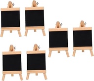 Ciieeo 6 Pcs Blackboard Chalk Board Chalkboard Signs with Easel Stand Message Supply Magnetic Chalkb