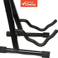 Iron Pedestal Guitar Stand, Electric Bass Instrument Accessories, Guitar Stand Pendakap Gitar Besi, 