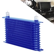 UNIVERSAL Aluminum 7/13/15 Rows OIL COOLER 10AN-AN10 ENGINE TRANSMISSION OIL COOLER KIT TRUST TYPE