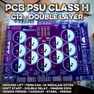 PCB PSU CLASS H C12 | Double Layer | Fullfeature | JLPCB | Term Fan Ground Lift Soft Start | Doubl