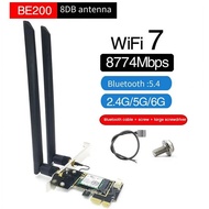 Intel Wifi 7 BE200 Pci Express Pcie pci-e card dual band ac be BT 5.4