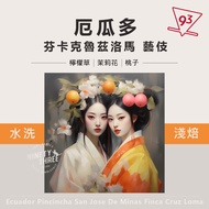 Ecuador Vinca Cruzloma Geisha Washed 200g Light Roasted Coffee Beans Cooked {93 Coffee}