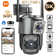 NEW XIAOMI CCTV V380 PRO Dual Lens WiFi 8MP 5K Outdoor Weatherproof Wired Wifi CCTV Camera 360 Degre
