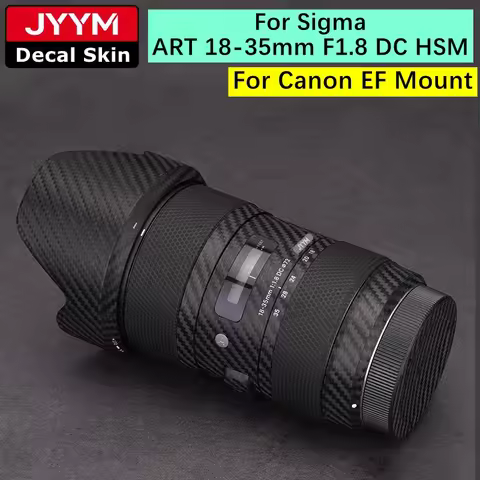 For Sigma 18-35 F1.8 Decal Skin Vinyl Wrap Film Camera Lens Protective Sticker 18-35mm 1.8 F/1.8 DC 