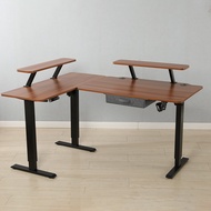 โต๊ะอัจฉริยะ - ปรับความสูงได้  Mxtark 1.6M L Shape Electric Standing Desk  Single Motor Desk Height 