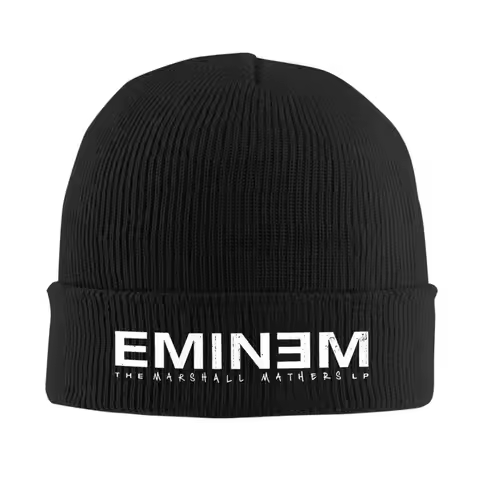 Vintage Rapper Rap God Eminem Bonnet Hats Skullies Beanies Unisex Trendy Head Wrap Beanie Hats Winte
