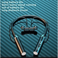 Bluetooth earphones wireless headphones magnetic sports neckband neck-hanging earbuds wireless Bluetooth headset mic