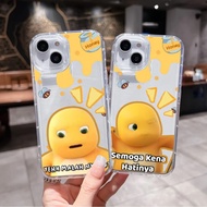 Clear Case Motif Dino Yellow for Inifinix NOTE 30 4G NOTE 30 PRO NOTE 40 NOTE 40 PRO HOT 30 HOT 30i 