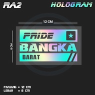 PRIDE BANGKA WEST PRIDE CUTTING STICKER | RA2 KBB