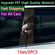 2x Dice Poker Mouse Balloon Car B- Pillar Sticker
