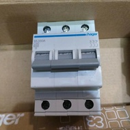 Mcb Hager 3P 50A, 63A 4.5Ka 3 Phase