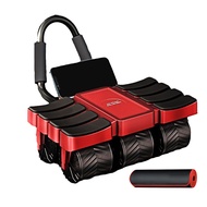 Abdominal Roller Wheel with Automatic Rebound Elbow Support Men Women Core Workout 6 Wheels Abdomina