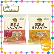 【Direct from Japan】North Colors/Purely Japanese additive-free jelly/11pcs/Apple,Mandarin/sweets