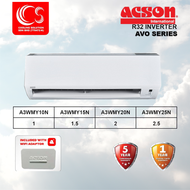 [SAVE 4.0] ACSON STANDARD INVERTER Air Cond Inverter R32 A3WMY10N 1.0HP/1.5HP/2.0HP/2.5HP A3WMY10N/15N/20N/25N with WIFI adaptor  + My Eco