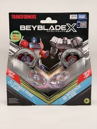 ［🌟原裝行貨🌟有code🌟］BEYBLADE X 爆旋陀螺 X 一對套裝 TAKARA TOMY - Transformers 變形金剛系列 Optimus Prime 柯柏文 4-60P 及 Meg
