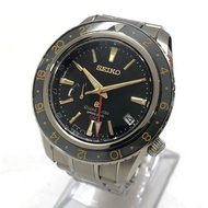 seiko Grand Seiko Spring Drive GMT Titanium Bracelet Black Dial SBGE015 手錶