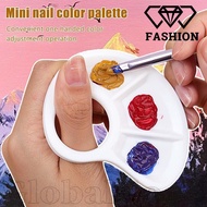[24H Ship Out] 5Pcs 3D Printed Thumb Palette | Reusable Color Blender with Smooth Surface | Portable