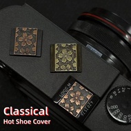 Sakura Metal Camera Hot Shoe Cover Originality Classical Protector for Nikon Fuji XT50 XT30 XT5 XT4 
