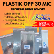 (100 LEMBAR) Plastik OPP Tebal 50x55 cm 30 Micron 05 Plastik Baju Plastik Jaket Plastik Kemasan