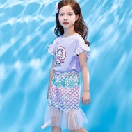 PRINCESS KESLI 1-12 Years Saman Pakaian Duyung Baju Dan Skirt Baju Baby Girl