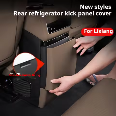 For Li Lixiang L6 L7 L8 L9 Car Rear Refrigerator Anti-Kick Pad Lixiang Rear Seat Air Conditioner Kic