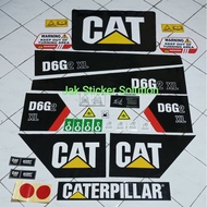 Dozer cat Sticker D6G2 XL Heavy Equipment Sticker