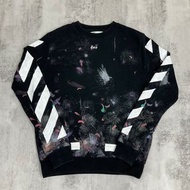 Off White 星空系列衛衣/XS(over size)