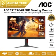 AOC 23.8'' & 27" (24G4 &27G4H) FHD Gaming Monitor 27G4H - IPS | 1ms (GtG)" | HDR10 | FHD | G‑Sync | 