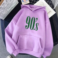 Sweater Wanita Hoodie Lengan Panjang 90S