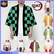 Anime Demon Slayer: Kimetsu no Yaiba Kamado Tanjirou Tomioka Giyuu Agatsuma Zenitsu Cosplay Haori Ja