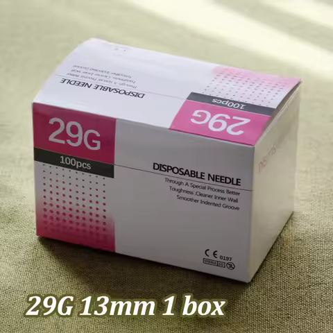 29g Needle 13mm Disposable Needle Individually Packaged Sterile Steel Tip Needle Painless Beauty Too