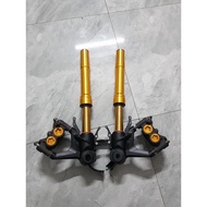 Pkl 108 4pis 4pit fork legs mounted on 2 discs .r15 v3 tfx mt15 cb190 cbr250rr r3 2020 usd ex150 for