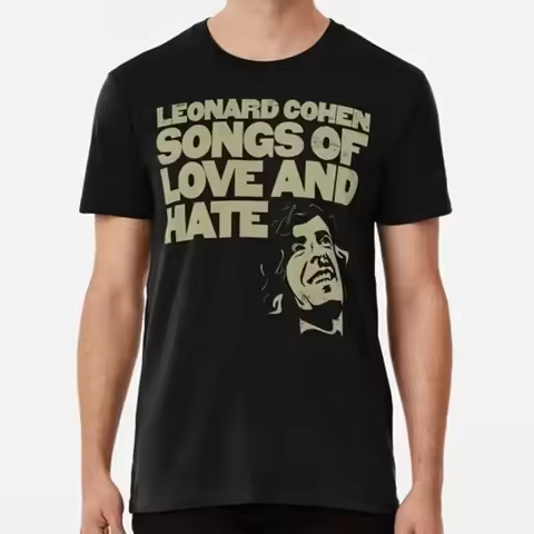 Leonard Cohen Songs Of Love And Hate Size S to 4XL T Shirt