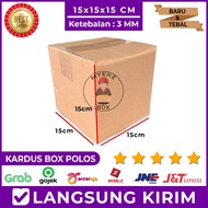 Cardboard Cardboard Box Packing 15x15x15 Cm Single Wall Thick Kotak