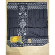 SARUNG WADIMOR MOTIF BALI HITAM KAIN SARUNG PRIA TENUN SONGKET BATIK