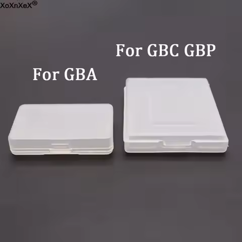 5Pcs Clear Game Cartridge Case For Gameboy Advance GBA GBC GBP Plastic Dustproof Box Cover For Ninte