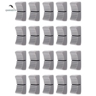 20Pcs 24mmx11mmx10mm Console Mixer Slider Fader Knobs Replacement for Potentiometer Gray Knob Black 