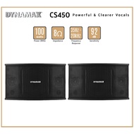 DYNAMAX CS450 10" 100W Powerful Dual Magnet Home KTV Karaoke Speaker System (1 pair)