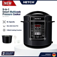 HETCH 9-in-1 Smart MultiCook Pressure Cooker &amp; Rice Cooker (1000W/6L) PSC-1610-HC