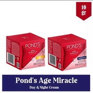 PONDS AGE MIRACLE DAY CREAM 20 GR/NIGHT CREAM 10 GR - ORIGINAL 100%