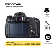 PROOCAM SPC-760D GLASS SCREEN PROTECTOR FOR CANON 800D 760D 750D 700D 650D