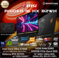 [RTX5070Ti] Raider 16 HX B2WH (Ultra 9 275HX/RTX5070Ti/ 16" QHD+ 240Hz) 手提電腦