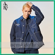 ✿ acme de la vie ✿ ADLV AUTHENTIC SCRIPT LOGO STITCH WORK JACKET 2-COLORS Unisex Oversize 2022SS KOREA STREET STYLE