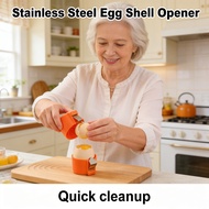 Egg Separator Handheld Hard Boiled Egg Peeler Egg Cube Eggshell Breaker Opener