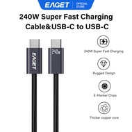 EAGET Nylon Braided Type C To Type C Cable (240W)
