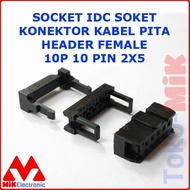 CABLE CONNECTOR RIBBON SOCKET IDC FEMALE HEADER SOCKET 10P 10 PIN 2X5