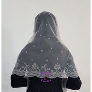 Mantilla Catholic Church Mass Veil Rectangular/ Scarf Catholic Veil - Maria Fatima